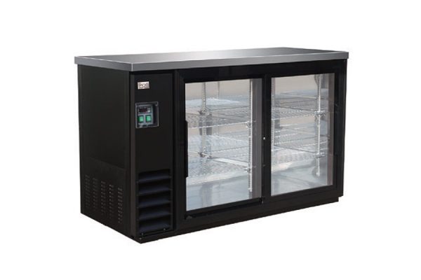 KBB48-2G-24SD Back Bar Cooler sliding doors