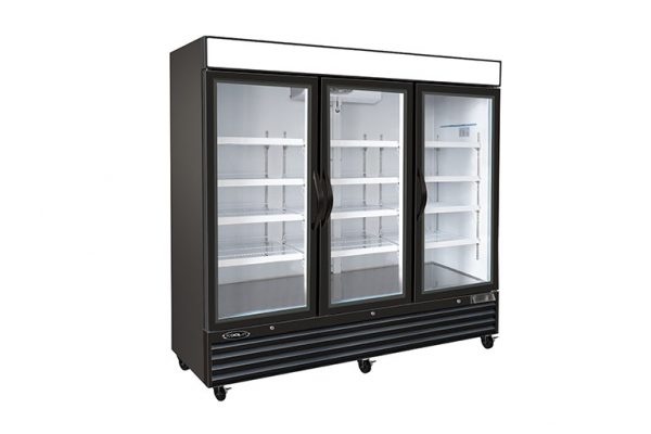 KGF-72 triple glass door freezer