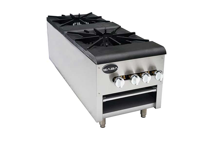 Gas Double Burner Stock Pot Range RestGro Restaurant Grocery   SP 2 Stockpot 