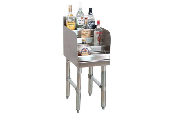 BKUB-LD liquor bottle display